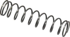 Value Collection - 0.3" OD, 0.026" Wire, 1-1/4" Free Length, Music Wire Compression Stock Springs Spring - 3.51 Lb Spring Rating - Industrial Tool & Supply