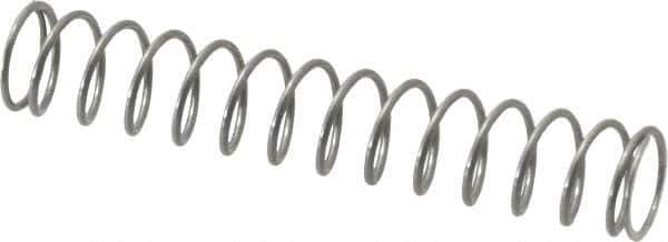 Value Collection - 0.3" OD, 0.026" Wire, 1-3/4" Free Length, Music Wire Compression Stock Springs Spring - 2.47 Lb Spring Rating - Industrial Tool & Supply