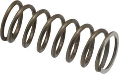 Value Collection - 0.3" OD, 0.032" Wire, 3/4" Free Length, Music Wire Compression Stock Springs Spring - 12.65 Lb Spring Rating - Industrial Tool & Supply