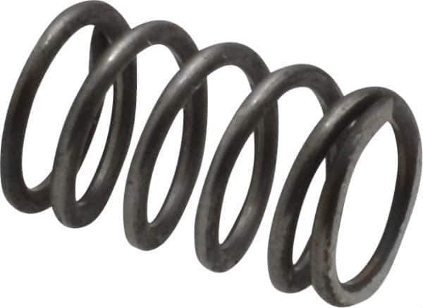 Value Collection - 0.3" OD, 0.035" Wire, 1/2" Free Length, Music Wire Compression Stock Springs Spring - 27.55 Lb Spring Rating - Industrial Tool & Supply