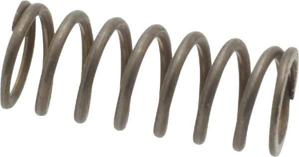 Value Collection - 0.3" OD, 0.035" Wire, 3/4" Free Length, Music Wire Compression Stock Springs Spring - 17.42 Lb Spring Rating - Industrial Tool & Supply