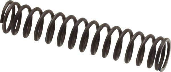 Value Collection - 0.3" OD, 0.035" Wire, 1-1/2" Free Length, Music Wire Compression Stock Springs Spring - 8.28 Lb Spring Rating - Industrial Tool & Supply