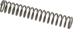Value Collection - 0.3" OD, 0.035" Wire, 1-3/4" Free Length, Music Wire Compression Stock Springs Spring - 7.05 Lb Spring Rating - Industrial Tool & Supply