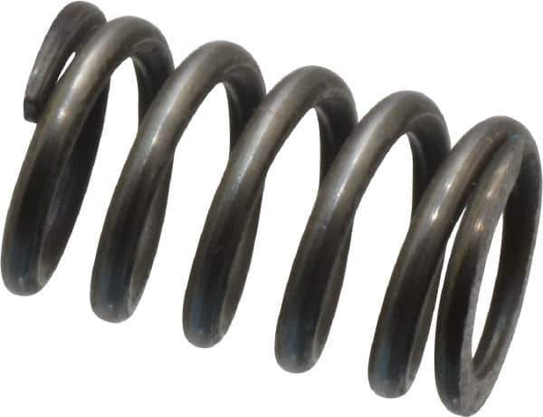 Value Collection - 0.3" OD, 0.041" Wire, 1/2" Free Length, Music Wire Compression Stock Springs Spring - 51.85 Lb Spring Rating - Industrial Tool & Supply