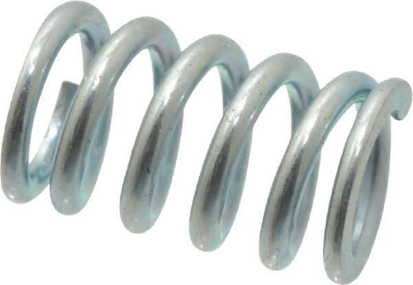 Value Collection - 0.3" OD, 0.047" Wire, 1/2" Free Length, Music Wire Compression Stock Springs Spring - 93.61 Lb Spring Rating - Industrial Tool & Supply