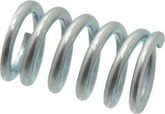 Value Collection - 0.3" OD, 0.047" Wire, 1/2" Free Length, Music Wire Compression Stock Springs Spring - 93.61 Lb Spring Rating - Industrial Tool & Supply