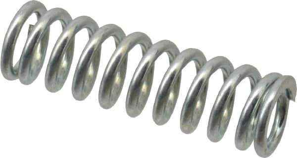 Value Collection - 0.3" OD, 0.047" Wire, 1" Free Length, Music Wire Compression Stock Springs Spring - 41.95 Lb Spring Rating - Industrial Tool & Supply
