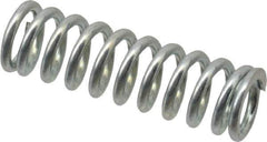 Value Collection - 0.3" OD, 0.047" Wire, 1" Free Length, Music Wire Compression Stock Springs Spring - 41.95 Lb Spring Rating - Industrial Tool & Supply
