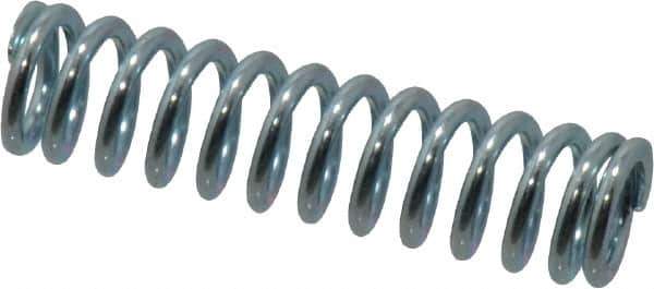 Value Collection - 0.3" OD, 0.047" Wire, 1-1/4" Free Length, Music Wire Compression Stock Springs Spring - 32.87 Lb Spring Rating - Industrial Tool & Supply