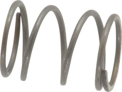 Value Collection - 0.36" OD, 0.032" Wire, 1/2" Free Length, Music Wire Compression Stock Springs Spring - 15.26 Lb Spring Rating - Industrial Tool & Supply