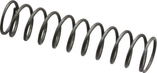 Value Collection - 0.36" OD, 0.032" Wire, 1-1/2" Free Length, Music Wire Compression Stock Springs Spring - 4.3 Lb Spring Rating - Industrial Tool & Supply