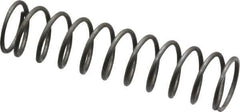 Value Collection - 0.36" OD, 0.032" Wire, 1-1/2" Free Length, Music Wire Compression Stock Springs Spring - 4.3 Lb Spring Rating - Industrial Tool & Supply