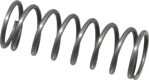 Value Collection - 0.36" OD, 0.035" Wire, 1" Free Length, Music Wire Compression Stock Springs Spring - 9.32 Lb Spring Rating - Industrial Tool & Supply