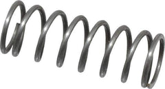 Value Collection - 0.36" OD, 0.035" Wire, 1" Free Length, Music Wire Compression Stock Springs Spring - 9.32 Lb Spring Rating - Industrial Tool & Supply