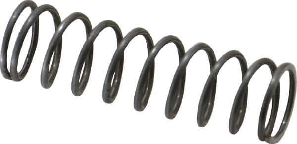 Value Collection - 0.36" OD, 0.035" Wire, 1-1/4" Free Length, Music Wire Compression Stock Springs Spring - 7.35 Lb Spring Rating - Industrial Tool & Supply