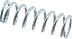 Value Collection - 0.36" OD, 0.041" Wire, 1" Free Length, Music Wire Compression Stock Springs Spring - 16.53 Lb Spring Rating - Industrial Tool & Supply
