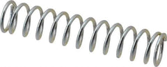 Value Collection - 0.36" OD, 0.041" Wire, 1-3/4" Free Length, Music Wire Compression Stock Springs Spring - 9.09 Lb Spring Rating - Industrial Tool & Supply