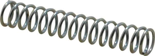 Value Collection - 0.36" OD, 0.041" Wire, 2" Free Length, Music Wire Compression Stock Springs Spring - 7.91 Lb Spring Rating - Industrial Tool & Supply