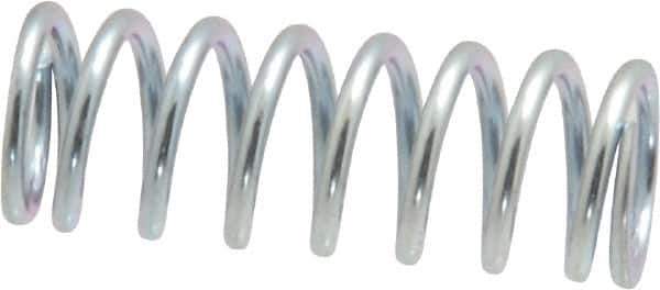 Value Collection - 0.36" OD, 0.047" Wire, 1" Free Length, Music Wire Compression Stock Springs Spring - 27.84 Lb Spring Rating - Industrial Tool & Supply