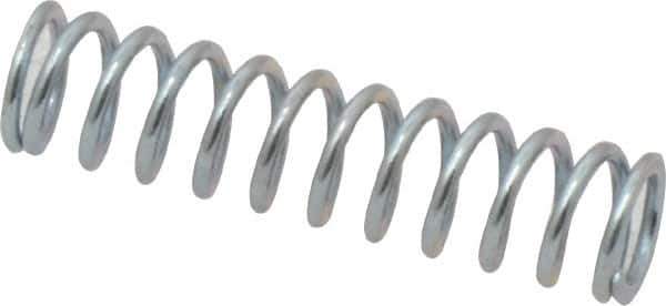 Value Collection - 0.36" OD, 0.047" Wire, 1-1/2" Free Length, Music Wire Compression Stock Springs Spring - 17.94 Lb Spring Rating - Industrial Tool & Supply