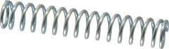 Value Collection - 0.36" OD, 0.047" Wire, 2" Free Length, Music Wire Compression Stock Springs Spring - 13.23 Lb Spring Rating - Industrial Tool & Supply