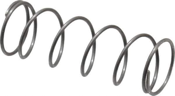 Value Collection - 0.42" OD, 0.028" Wire, 1-1/4" Free Length, Music Wire Compression Stock Springs Spring - 2.8 Lb Spring Rating - Industrial Tool & Supply