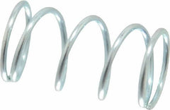 Value Collection - 0.42" OD, 0.035" Wire, 3/4" Free Length, Music Wire Compression Stock Springs Spring - 10.16 Lb Spring Rating - Industrial Tool & Supply
