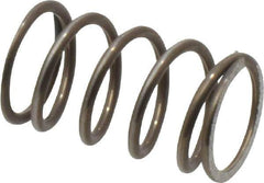 Value Collection - 0.42" OD, 0.041" Wire, 3/4" Free Length, Music Wire Compression Stock Springs Spring - 17.67 Lb Spring Rating - Industrial Tool & Supply