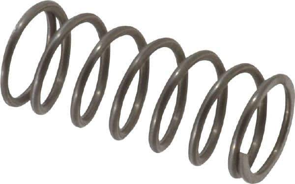 Value Collection - 0.42" OD, 0.041" Wire, 1" Free Length, Music Wire Compression Stock Springs Spring - 12.86 Lb Spring Rating - Industrial Tool & Supply
