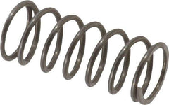 Value Collection - 0.42" OD, 0.041" Wire, 1" Free Length, Music Wire Compression Stock Springs Spring - 12.86 Lb Spring Rating - Industrial Tool & Supply