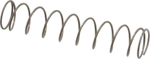Value Collection - 0.42" OD, 0.047" Wire, 1/2" Free Length, Music Wire Compression Stock Springs Spring - 47.07 Lb Spring Rating - Industrial Tool & Supply