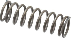 Value Collection - 0.42" OD, 0.047" Wire, 1-1/4" Free Length, Music Wire Compression Stock Springs Spring - 16.53 Lb Spring Rating - Industrial Tool & Supply
