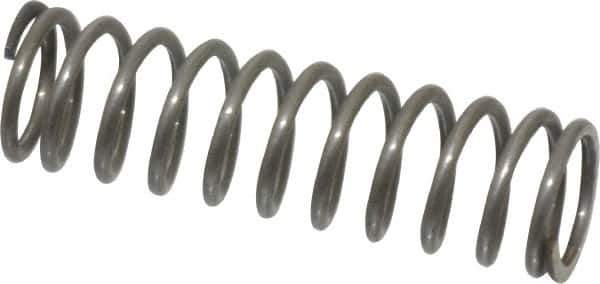 Value Collection - 0.42" OD, 0.047" Wire, 1-1/2" Free Length, Music Wire Compression Stock Springs Spring - 13.59 Lb Spring Rating - Industrial Tool & Supply
