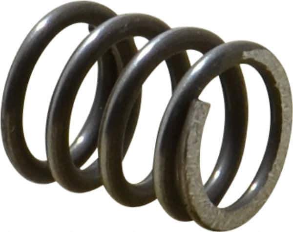 Value Collection - 0.42" OD, 0.054" Wire, 1/2" Free Length, Music Wire Compression Stock Springs Spring - 82.15 Lb Spring Rating - Industrial Tool & Supply