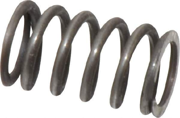 Value Collection - 0.42" OD, 0.054" Wire, 3/4" Free Length, Music Wire Compression Stock Springs Spring - 50.16 Lb Spring Rating - Industrial Tool & Supply