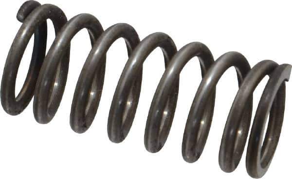 Value Collection - 0.42" OD, 0.054" Wire, 1" Free Length, Music Wire Compression Stock Springs Spring - 36.1 Lb Spring Rating - Industrial Tool & Supply