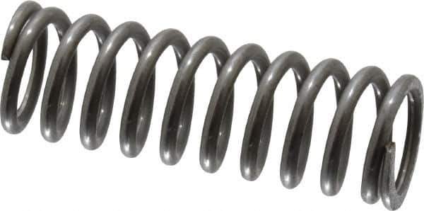 Value Collection - 0.42" OD, 0.054" Wire, 1-1/4" Free Length, Music Wire Compression Stock Springs Spring - 28.2 Lb Spring Rating - Industrial Tool & Supply