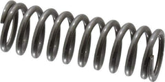 Value Collection - 0.42" OD, 0.054" Wire, 1-1/4" Free Length, Music Wire Compression Stock Springs Spring - 28.2 Lb Spring Rating - Industrial Tool & Supply