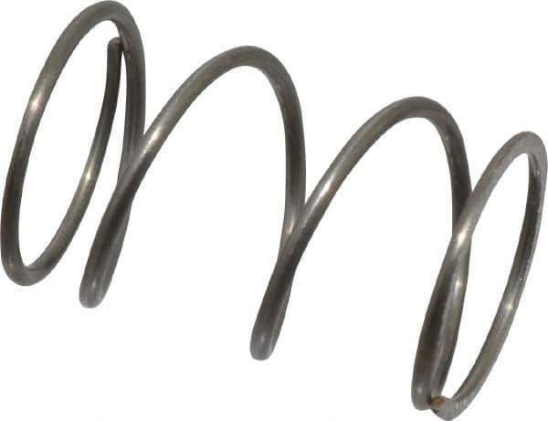Value Collection - 0.48" OD, 0.035" Wire, 3/4" Free Length, Music Wire Compression Stock Springs Spring - 8.53 Lb Spring Rating - Industrial Tool & Supply