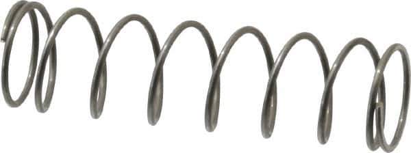 Value Collection - 0.48" OD, 0.035" Wire, 1-3/4" Free Length, Music Wire Compression Stock Springs Spring - 3.45 Lb Spring Rating - Industrial Tool & Supply