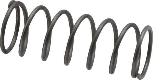 Value Collection - 0.48" OD, 0.041" Wire, 1-1/4" Free Length, Music Wire Compression Stock Springs Spring - 8.28 Lb Spring Rating - Industrial Tool & Supply