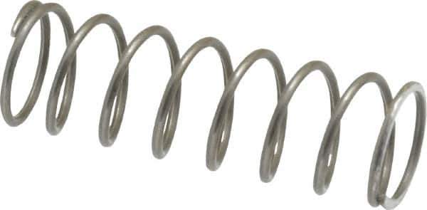 Value Collection - 0.48" OD, 0.041" Wire, 1-1/2" Free Length, Music Wire Compression Stock Springs Spring - 6.82 Lb Spring Rating - Industrial Tool & Supply
