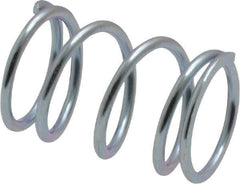 Value Collection - 0.48" OD, 0.047" Wire, 3/4" Free Length, Music Wire Compression Stock Springs Spring - 23.36 Lb Spring Rating - Industrial Tool & Supply
