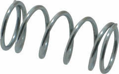 Value Collection - 0.48" OD, 0.047" Wire, 1" Free Length, Music Wire Compression Stock Springs Spring - 16.91 Lb Spring Rating - Industrial Tool & Supply