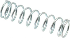 Value Collection - 0.48" OD, 0.047" Wire, 1-3/4" Free Length, Music Wire Compression Stock Springs Spring - 9.25 Lb Spring Rating - Industrial Tool & Supply