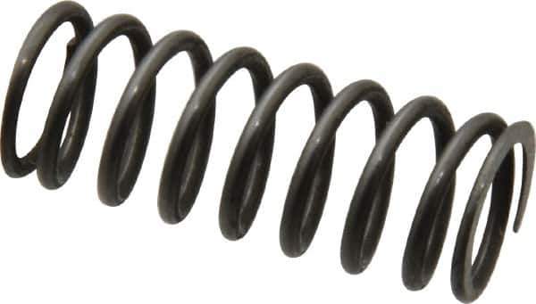 Value Collection - 0.48" OD, 0.054" Wire, 1-1/4" Free Length, Music Wire Compression Stock Springs Spring - 21.96 Lb Spring Rating - Industrial Tool & Supply