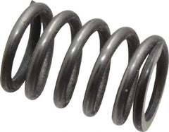 Value Collection - 0.48" OD, 0.062" Wire, 3/4" Free Length, Music Wire Compression Stock Springs Spring - 67.46 Lb Spring Rating - Industrial Tool & Supply