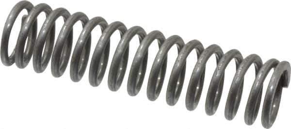 Value Collection - 0.48" OD, 0.062" Wire, 2" Free Length, Music Wire Compression Stock Springs Spring - 22.51 Lb Spring Rating - Industrial Tool & Supply