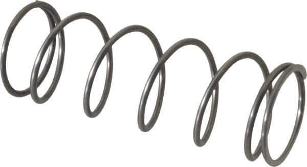 Value Collection - 0.6" OD, 0.041" Wire, 1-3/4" Free Length, Music Wire Compression Stock Springs Spring - 4.29 Lb Spring Rating - Industrial Tool & Supply