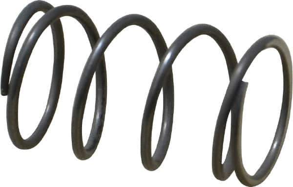 Value Collection - 0.6" OD, 0.047" Wire, 1" Free Length, Music Wire Compression Stock Springs Spring - 12.19 Lb Spring Rating - Industrial Tool & Supply